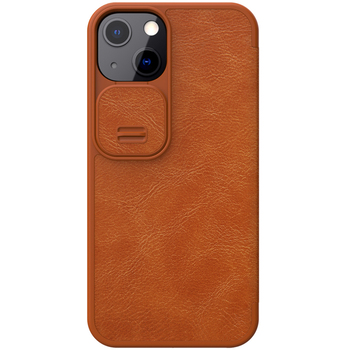 Flipcover Nillkin Qin  iPhone 13  Brown Original Leather PRO