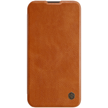 Flipcover Nillkin Qin  iPhone 13  Brown Original Leather PRO