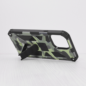 Husa iPhone 13 Pro Blazor Series Camo Lime