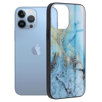 Husa  iPhone 13 Pro Max Glaze Series Blue Ocean