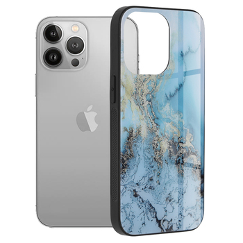 Husa  iPhone 13 Pro Glaze Series Blue Ocean