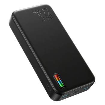 Power Bank JoyRoom 2xUSB, Type-C, Micro-USB LED for Battery Check 22.5W 20000mAh  Black