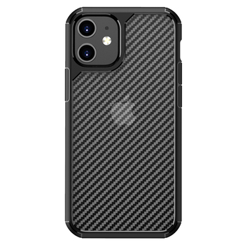 Husa iPhone 12 Pro Techsuit CarbonFuse Negru