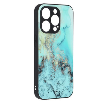 Husa iPhone 15 Pro Max Techsuit  Glaze Series Blue Ocean