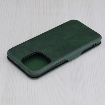 Husa iPhone 15 Pro Max Techsuit Safe Wallet Plus Green