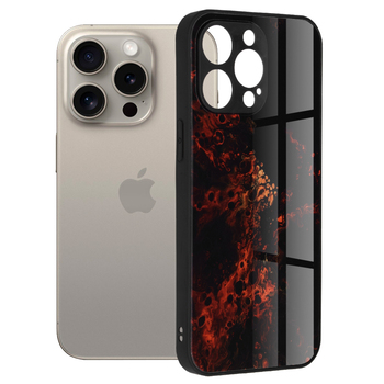 Husa iPhone 15 Pro Max Techsuit Glaze Series Red Nebula