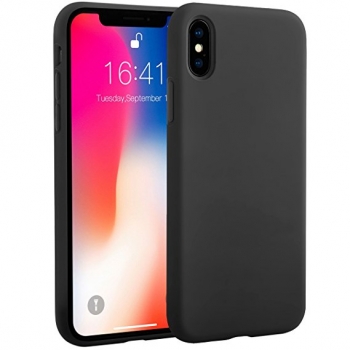 Husa Iphone XS MAX SmartMobile Soft Negru